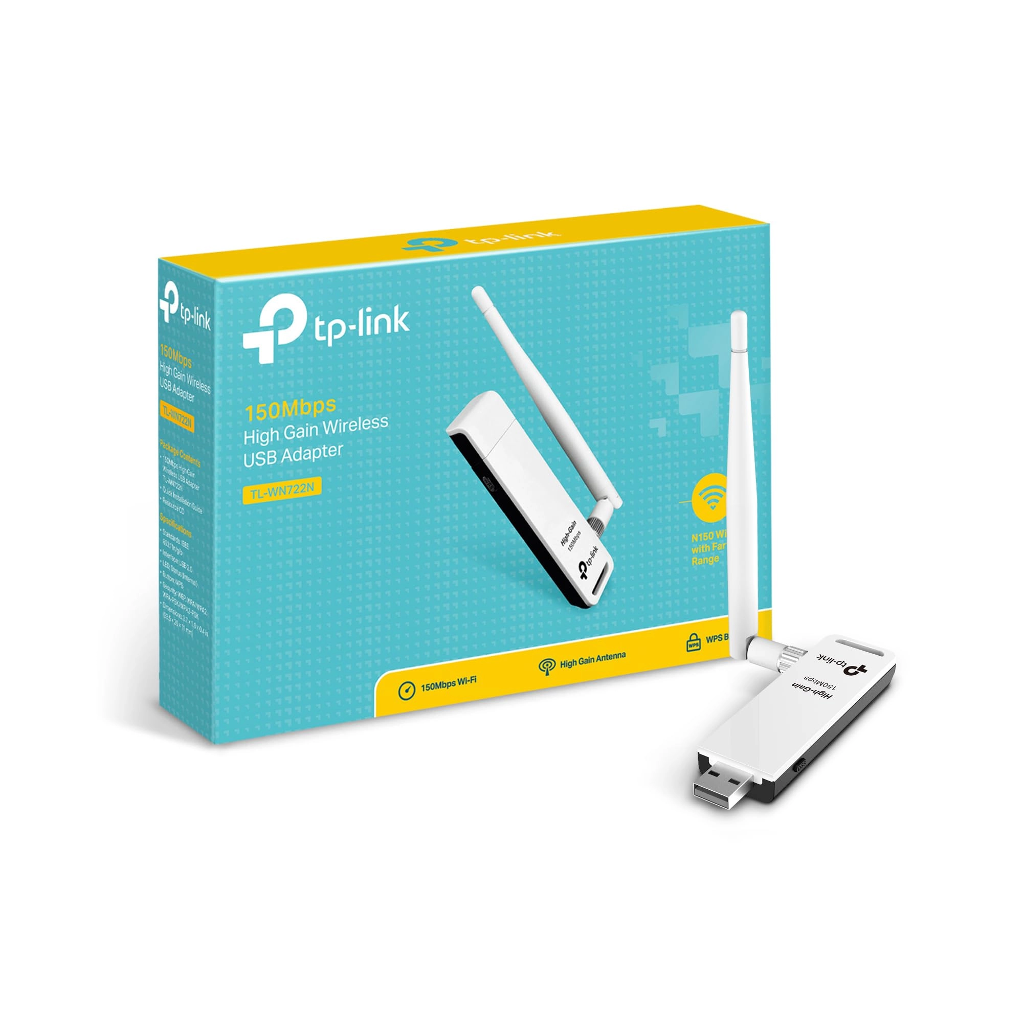 TP-LINK USA WN722N - Wireless N USB 2.0