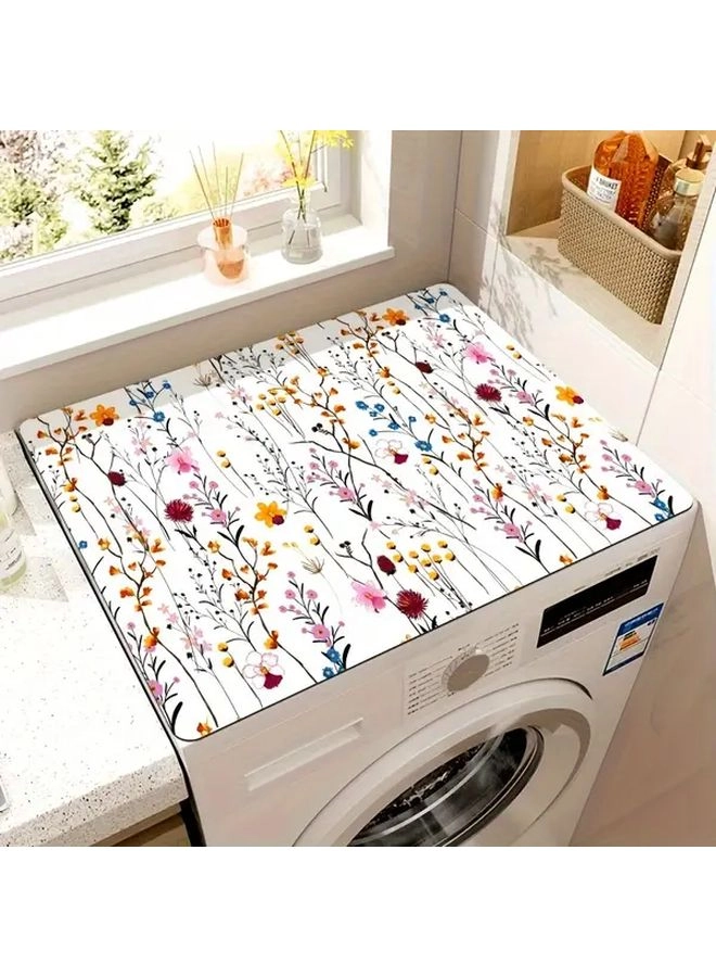 Generic Retro Mosaic Washing Machine Cover - 23.62 x 19.69 inches