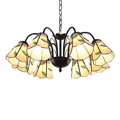 Tivani Chandelier - Blue tiffany 3 heads