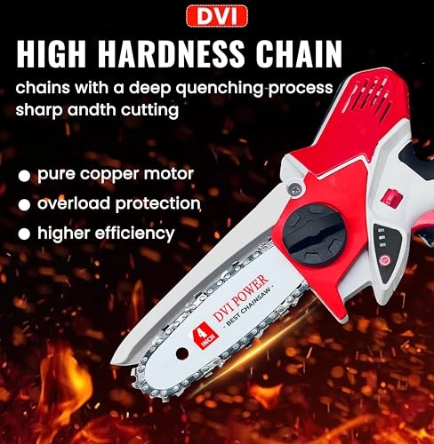 Mini Chainsaw - Cordless 4 Inch 14.4v