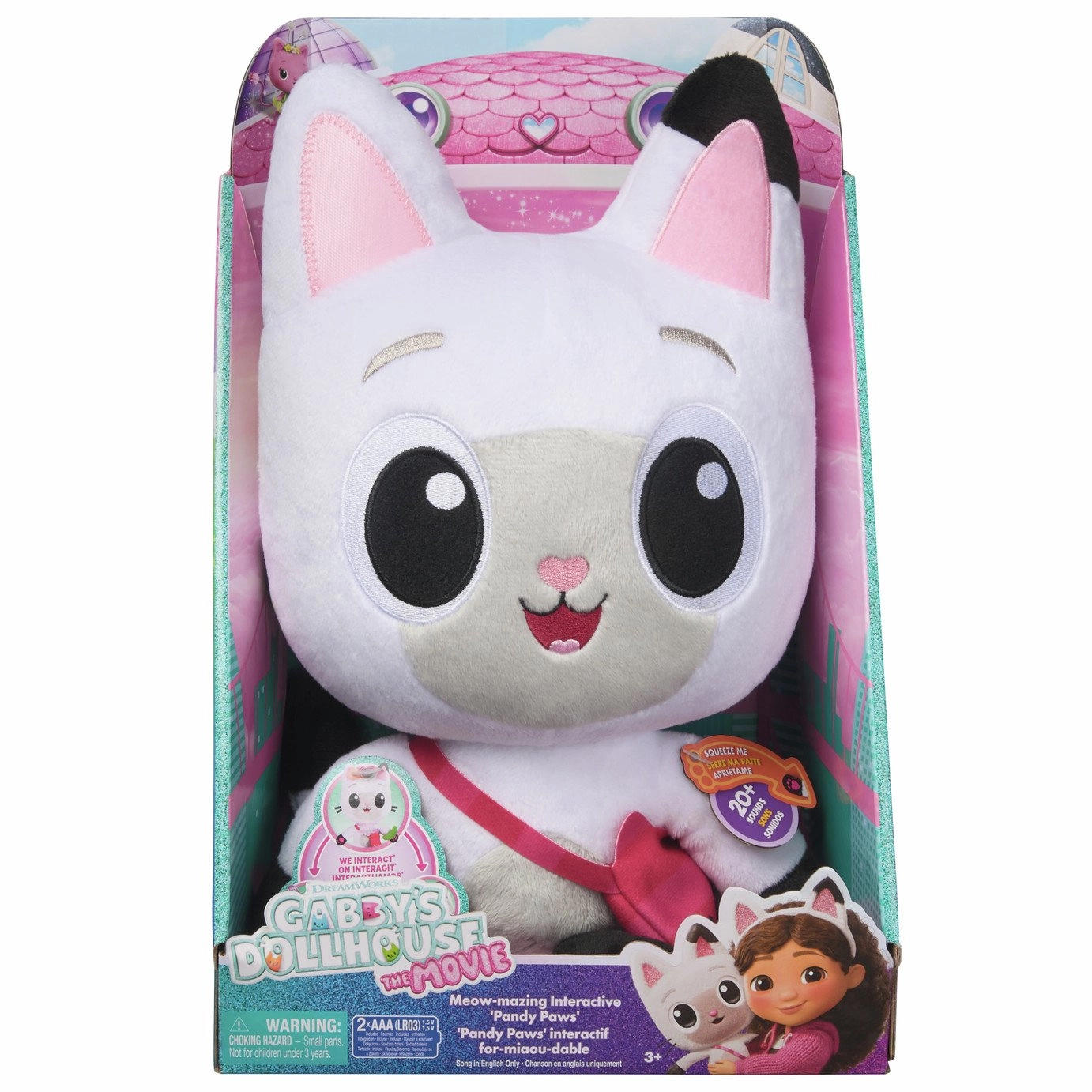 COLORLAND LETS PLAY Pandy Paws Meow-mazing 33 cm Plush - over 20 sounds