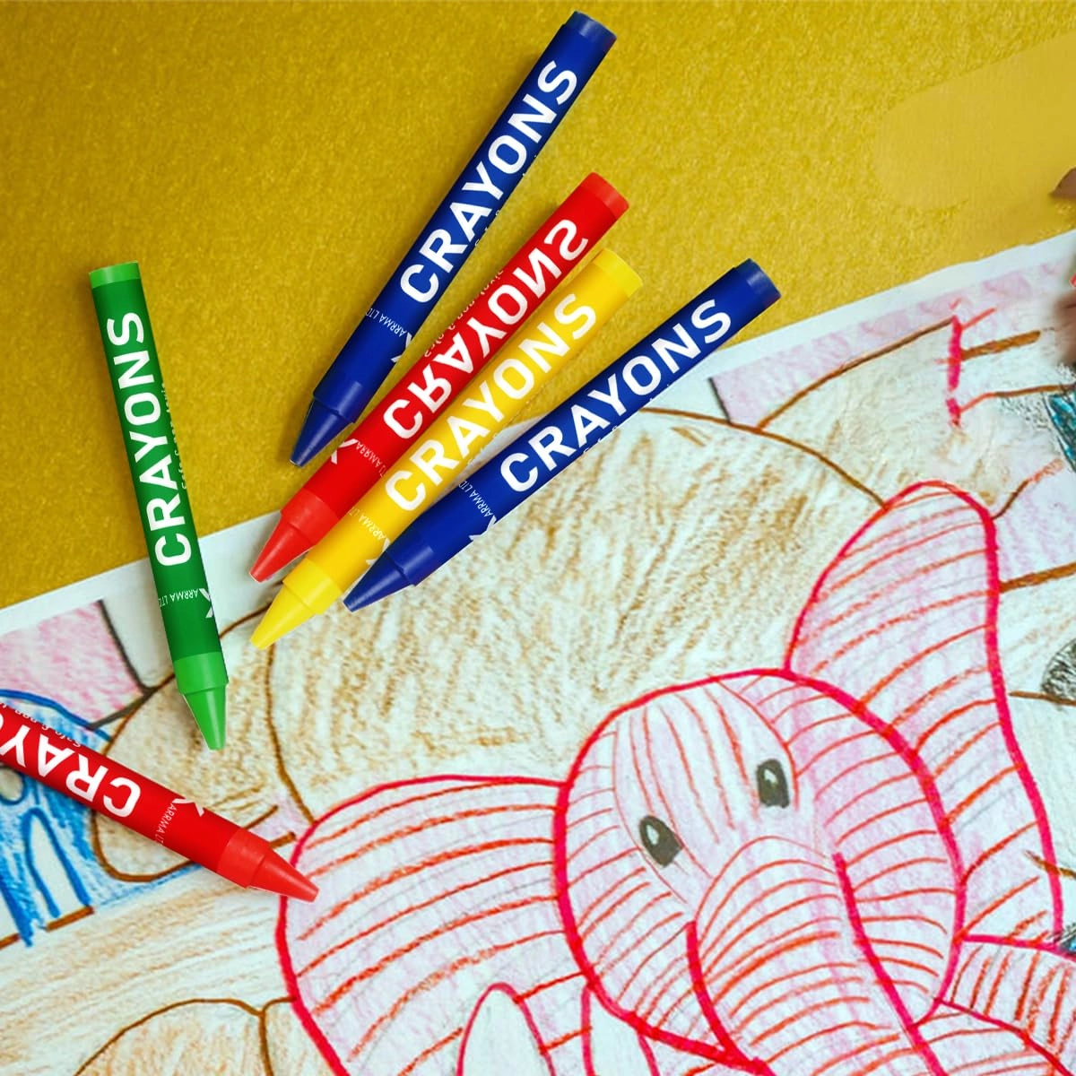 Wax Crayons - 8.0 Count