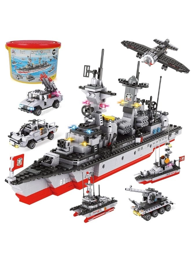 Aircraft Carrier Building Blocks - Military 1296 pcs