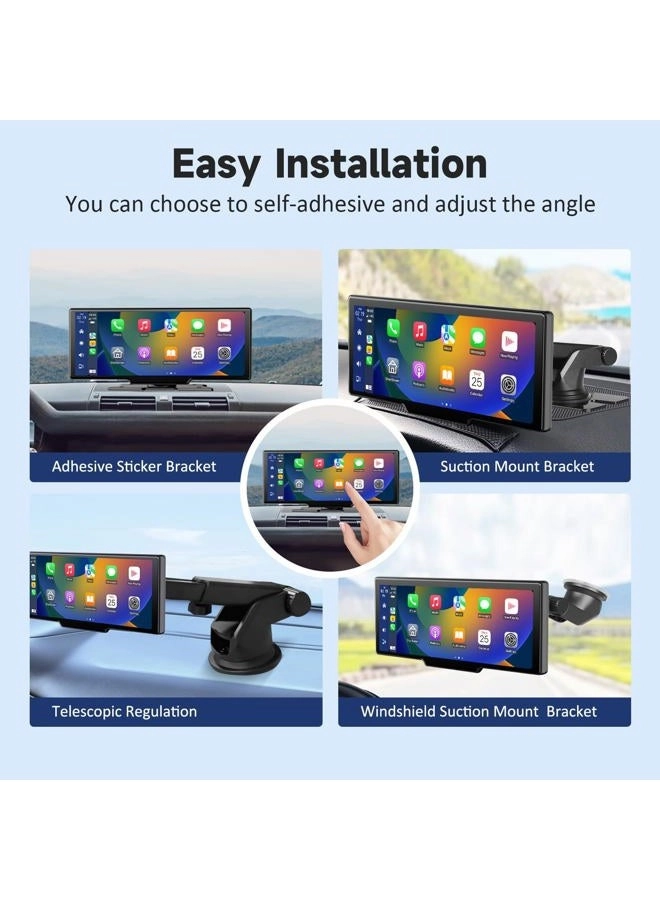 Wireless Portable Carplay Screen - 4K