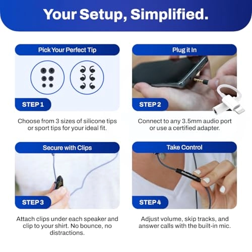 Air Tube Stereo Wired Earbud
