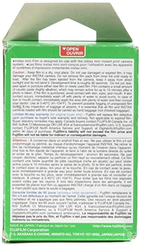 Instax Mini Instant Film - 40 Sheets + 6AVE Microfiber Cleaning Cloth