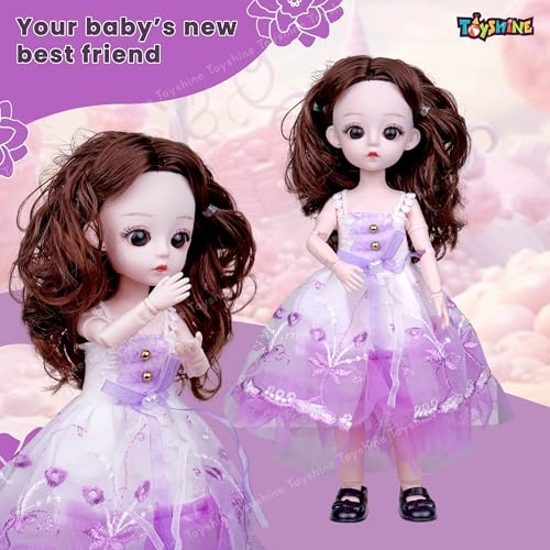 Beautiful Doll - 9 Inch Plastic Wedding Dress Ages 3+