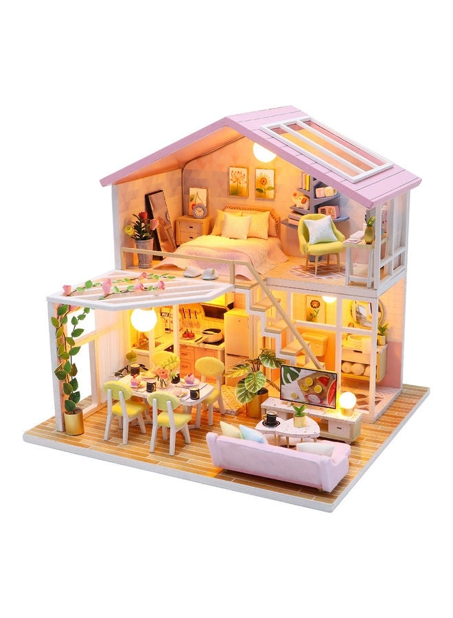Miniature Doll House - Pink