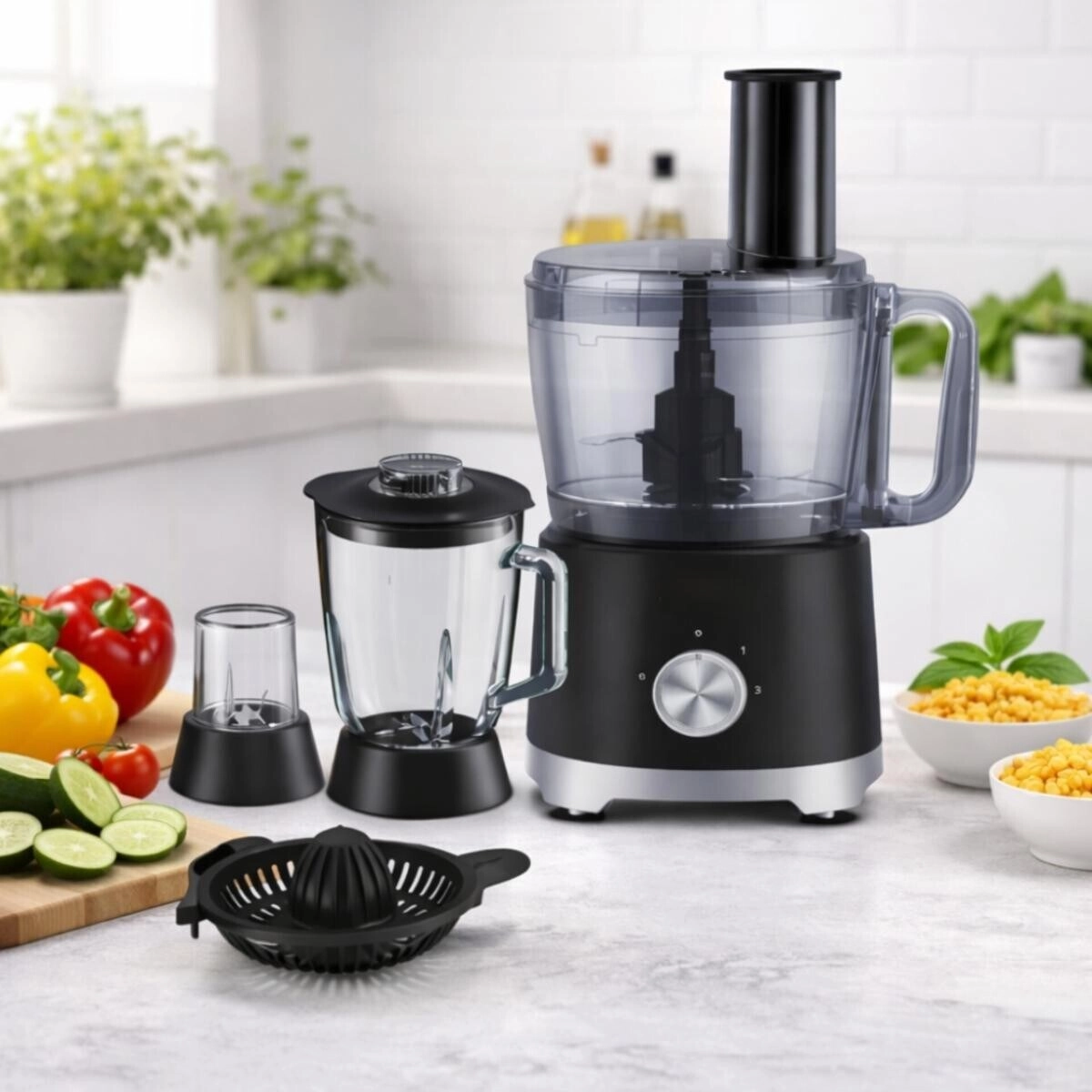 11-in-1 Multipurpose Food Processor - 2L 1500W