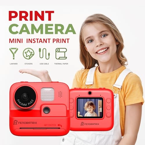 Instant camera print - 1080P Video 10X Zoom