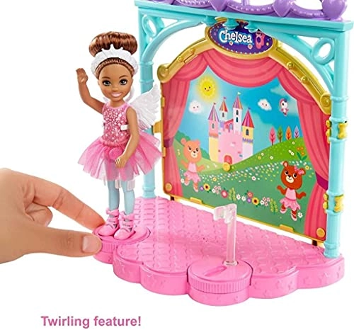 Chelsea Doll and Ballet Playset - 6 in Brunette Ages 3+