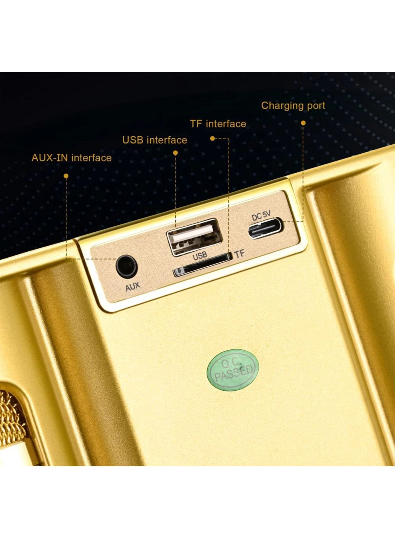 Portable Wireless Karaoke Microphone - two Y21 microphones