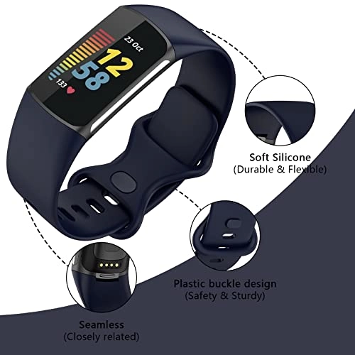 Silicone Watch Band for Fitbit Charge 5