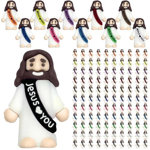 Jesus loves you - Comic - Little Jesus Figures - 3+ 110 (1.6 cm) (Little Jesus-110PCS)
