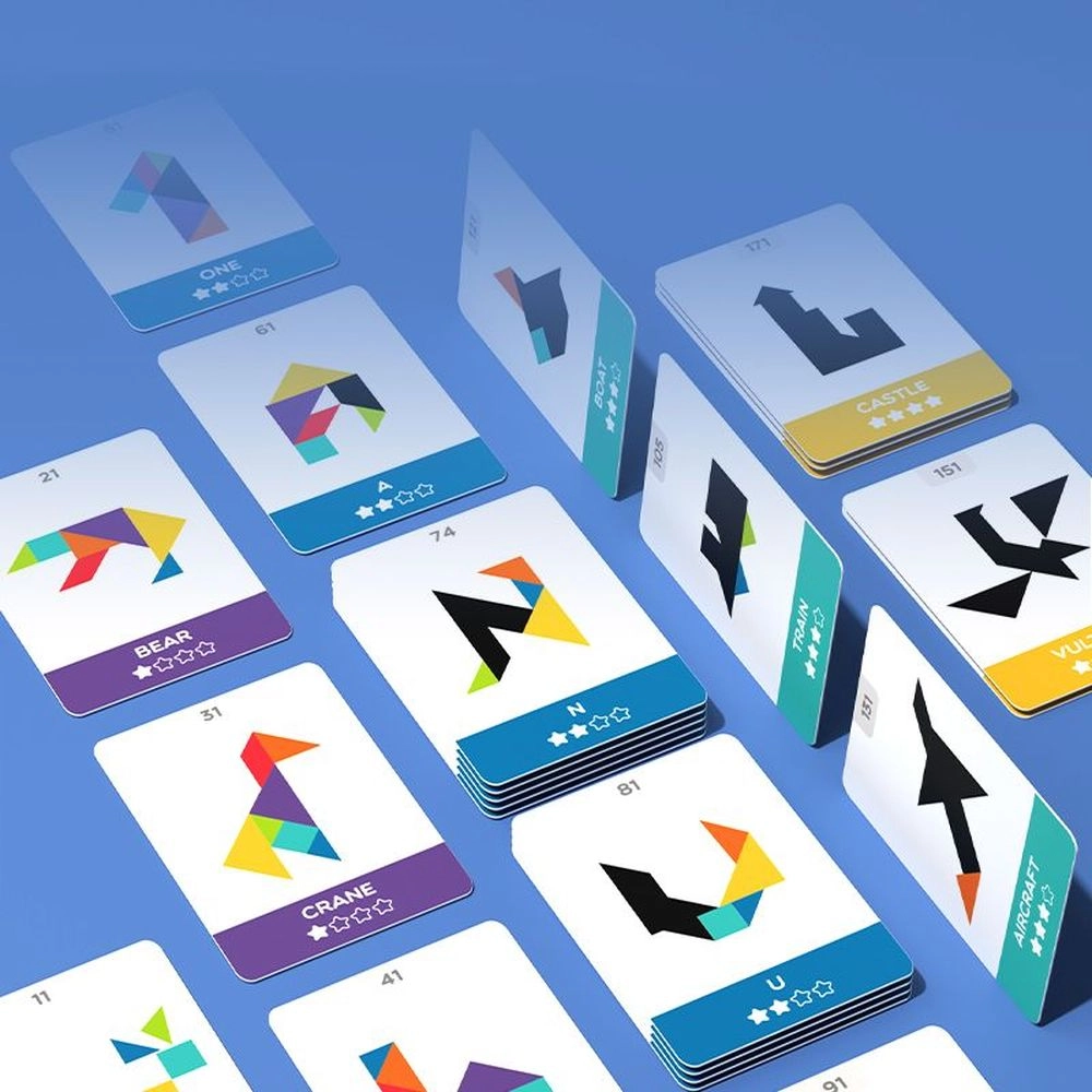 Colorful Tangram Game - 6+ 7 pieces