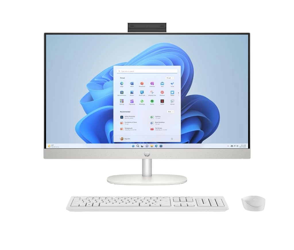 HP All-in-One Desktop - 16GB 27 inch Ryzen 5 7520U