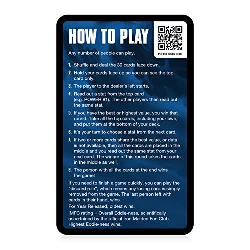 Iron Maiden Limited Edition - Card Game