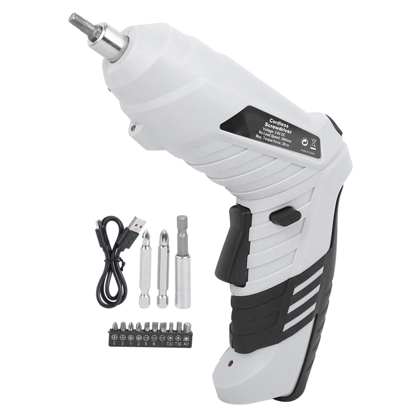 DERFD120WQ Cordless Electric Screwdriver Drill Kit - 1300mAh
