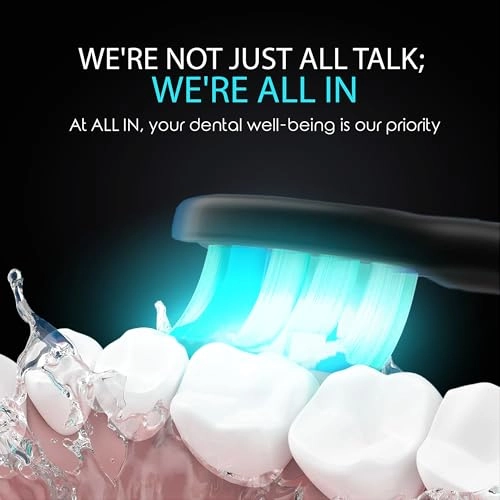 Sonic Electric LED Whitening Toothbrush - 1100 mAh 4 Modes