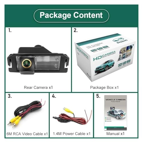 Rear View Parking Camera - Night Vision 1080p/720p