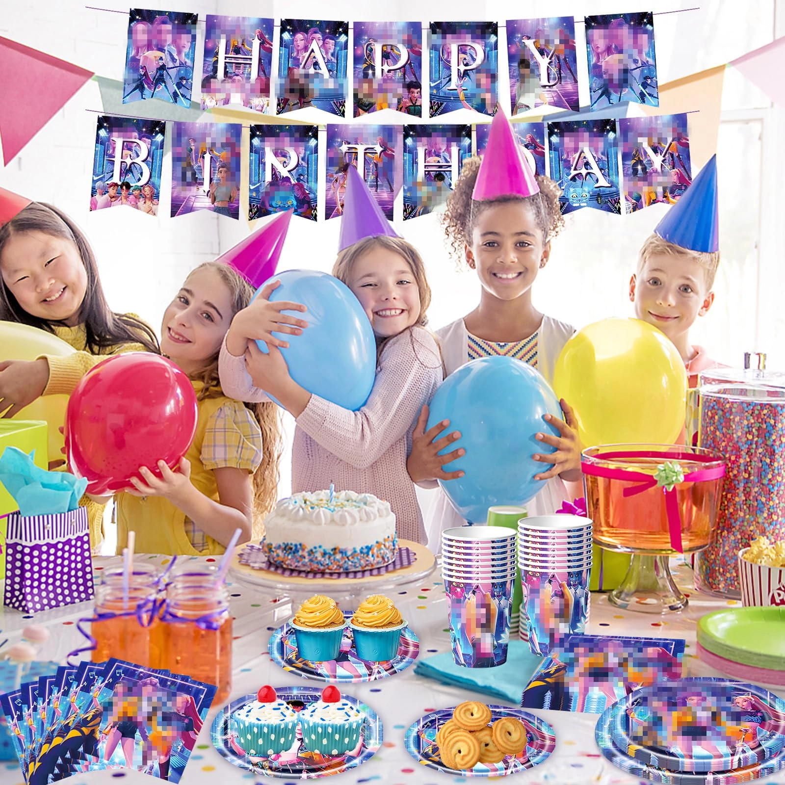 Party Tableware - 51Pcs Birthday