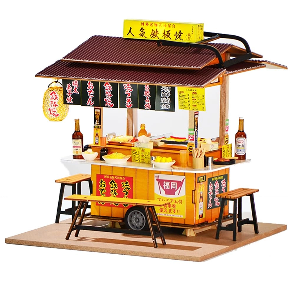 Miniature Wooden Dollhouse Furniture Kit - Creative Room 1:24