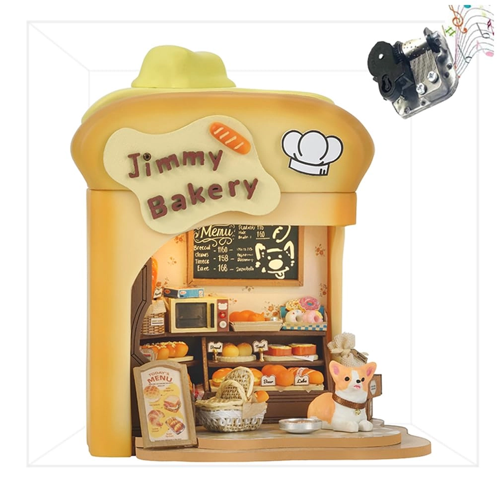 3D Wooden Puzzle Bookshelf Insert - Library of Books 1:24