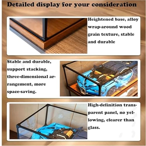 Acrylic Display Box for LEGO 10335 Perseverance Expedition Ship - acrylic 3mm thickness