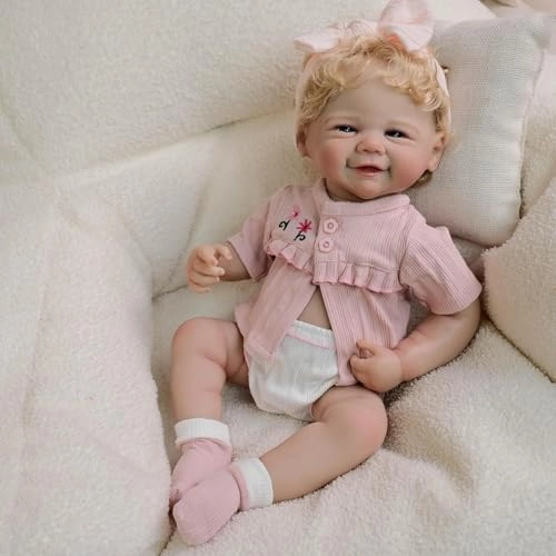 Vivienne Reborn Baby Doll - 19 inch Vinyl girl Ages 3+