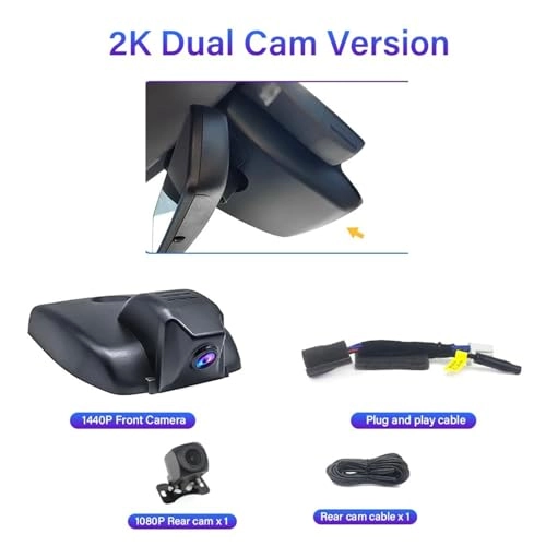 Dash Cam - 2K for Toyota Corolla 2019-2024