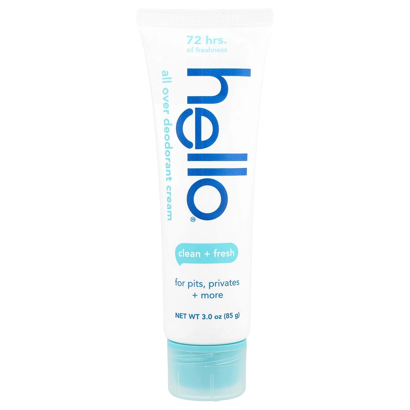 Hello All Over Deodorant Cream - Clean + Fresh 85 g