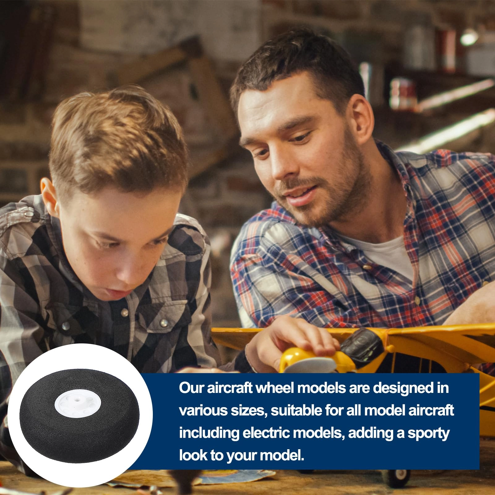 RC Airplane Wheels Set