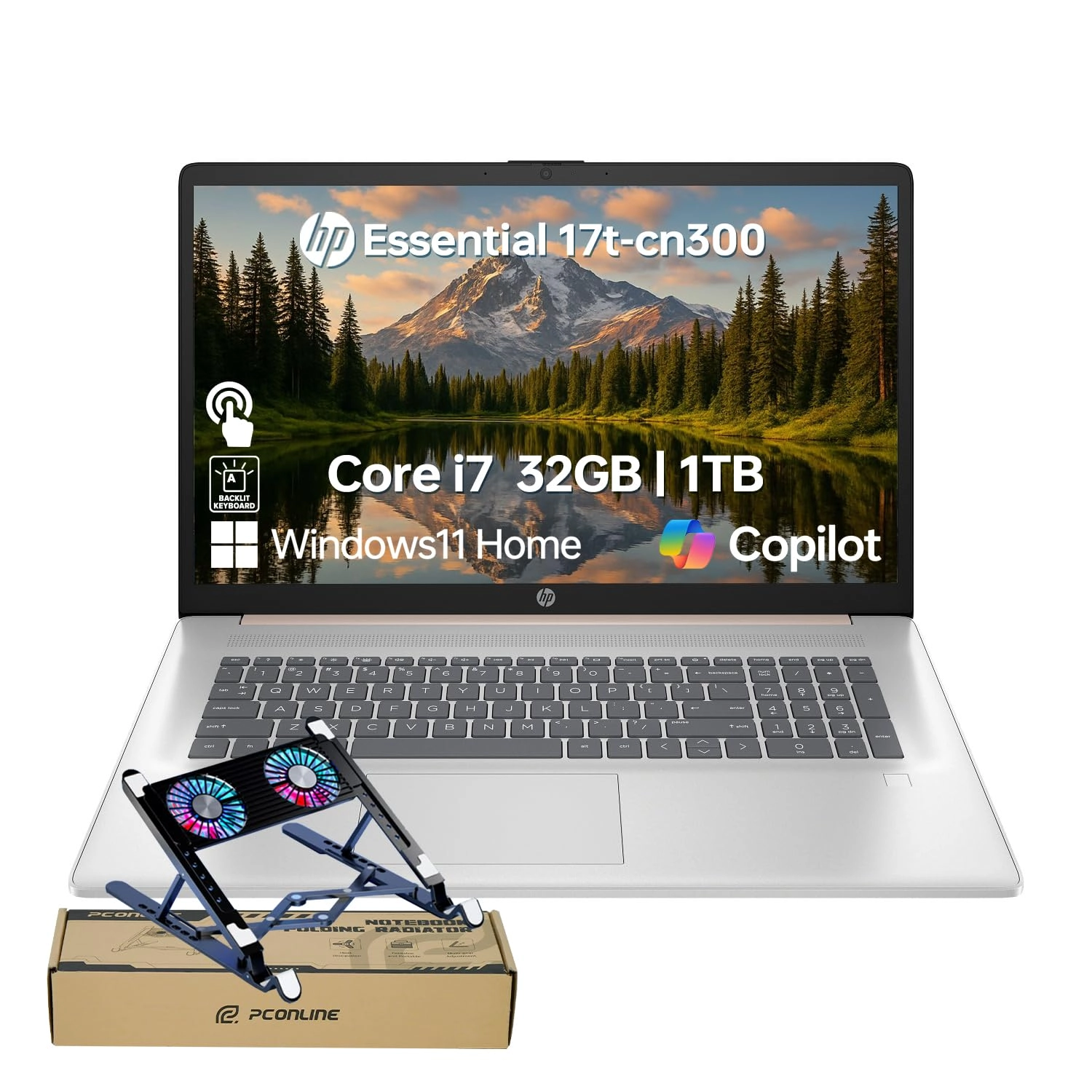 HP 17 - 17.3'' i7-1355U 32GB DDR4 1TB SSD