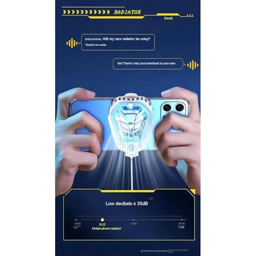 Mobile Phone Cooler - Lightweight Cooling Fan 2.6-3.27 Inch