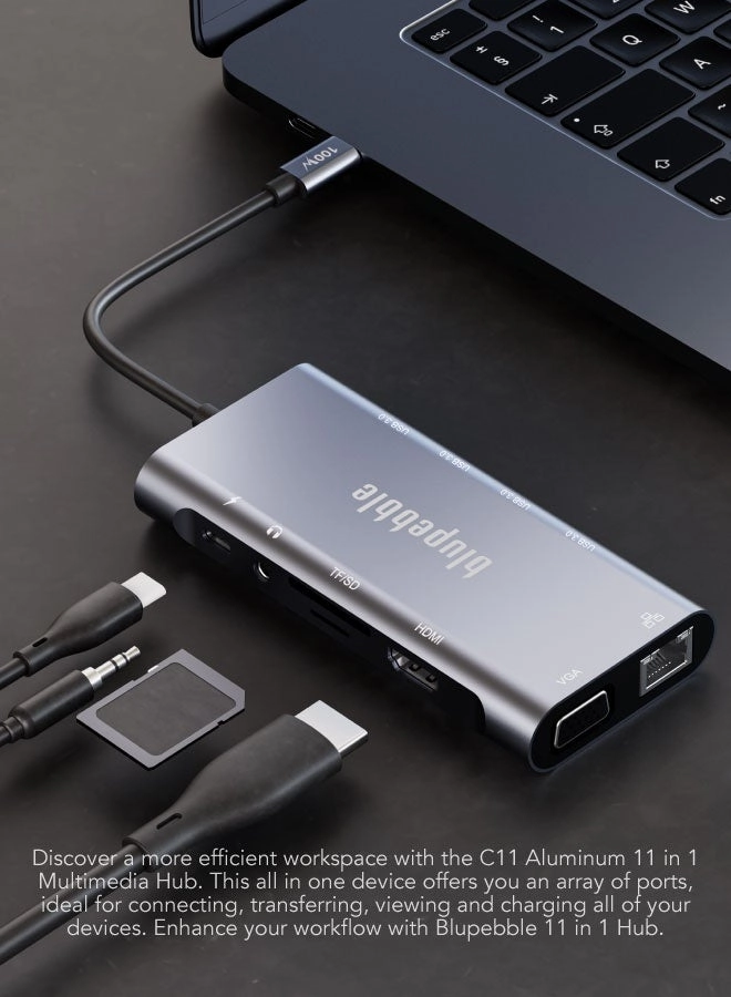 C11 - 11-in-1 4K HDMI Gigabit Ethernet
