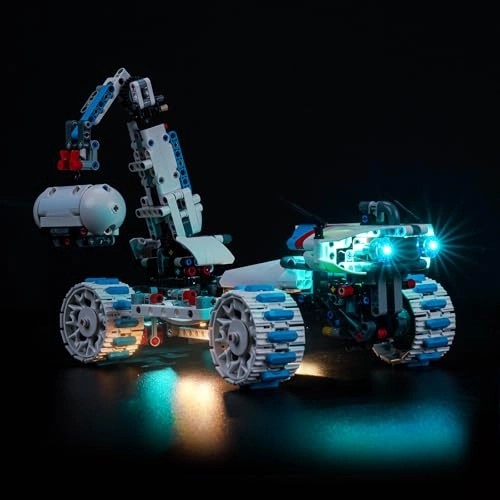 LED Light Set - Compatible with Lego 42211 Lunar Outpost Moon Rover Space Vehicle Touch Dimmer Switch