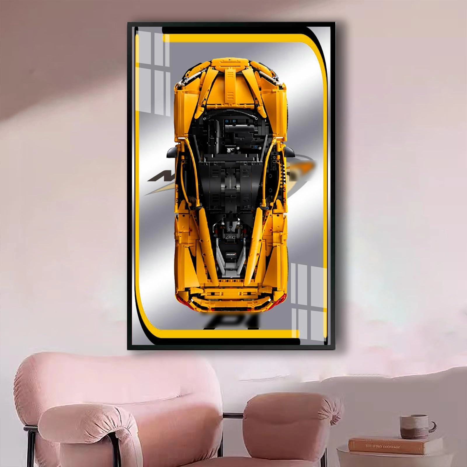 LEGO Display Wall Mount (42172) - McLar-en P1 Wall Mount Decoration