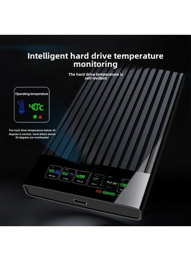 Type-c Mobile Hard Disk Box + High-speed Data Cable + Shockproof Sponge Pad