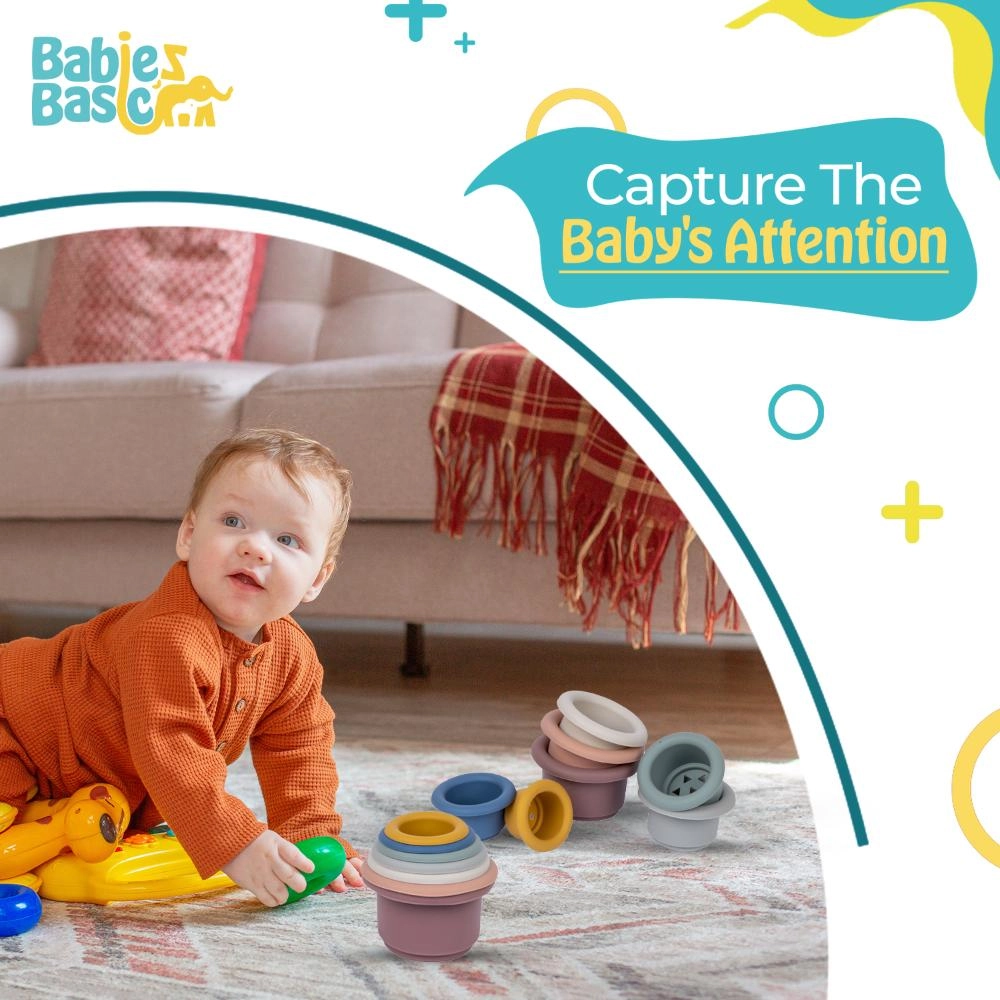 Silicone Stacking Toy - 6 months to 4 years