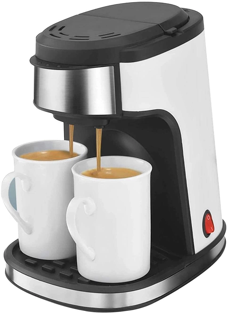 oBlosdh Drip Coffee Maker - 2 cups Removable and washable filter