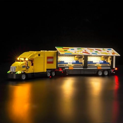 LED Light Set for LEGO 60440 Yellow Delivery Truck - Copper 5V