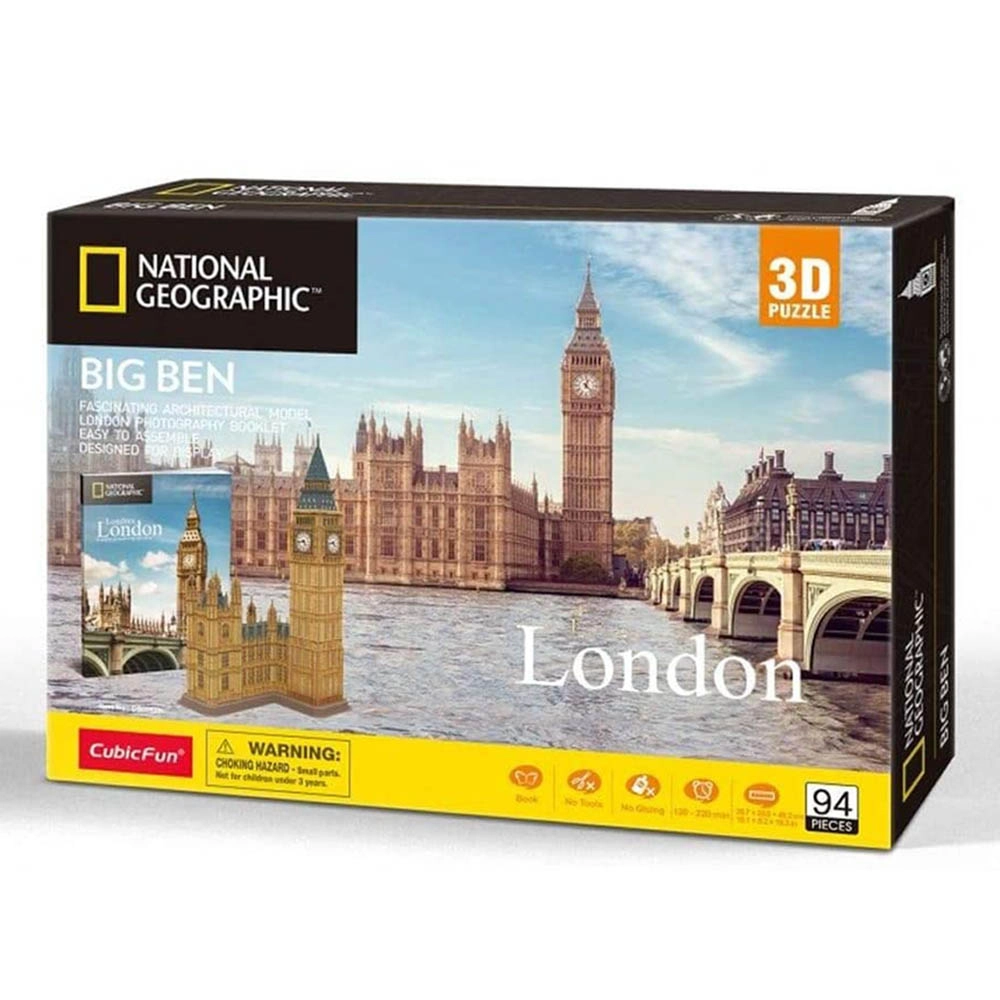 Big Ben 3D Puzzle (AL-DS0992H) - 94 pcs