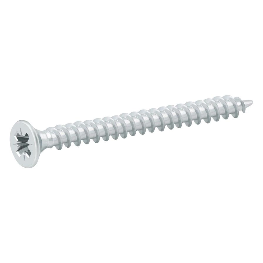 Zinc-Plated Carbon Steel Wood Screw Pack 4mm 50mm