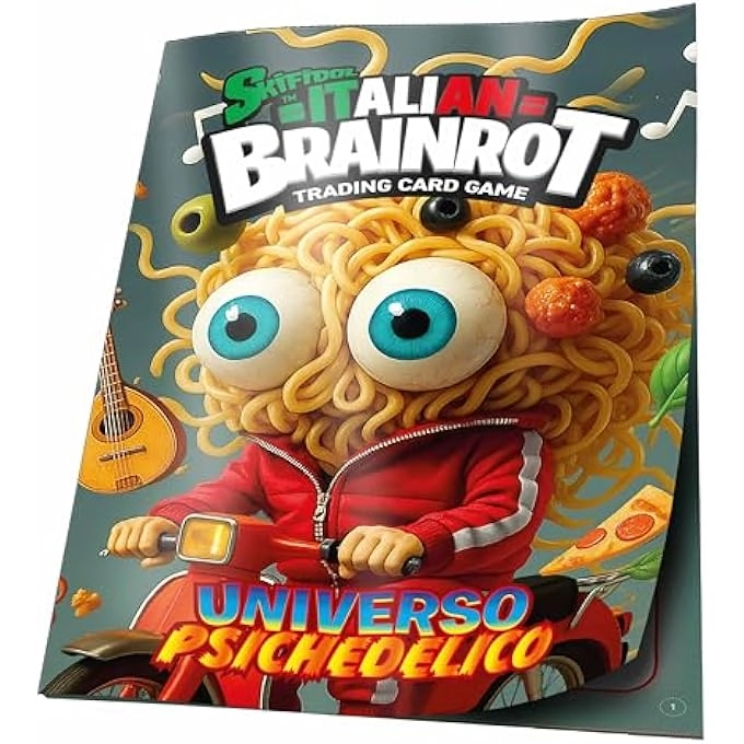 SKIFIDOL ITALIAN BRAINROT EXCLUSIVE ALBUM + SEALED BAGS - 5pcs 2024 COLLECTION