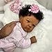 Reborn Baby Doll - 18 Inch Silicone Full Body African American