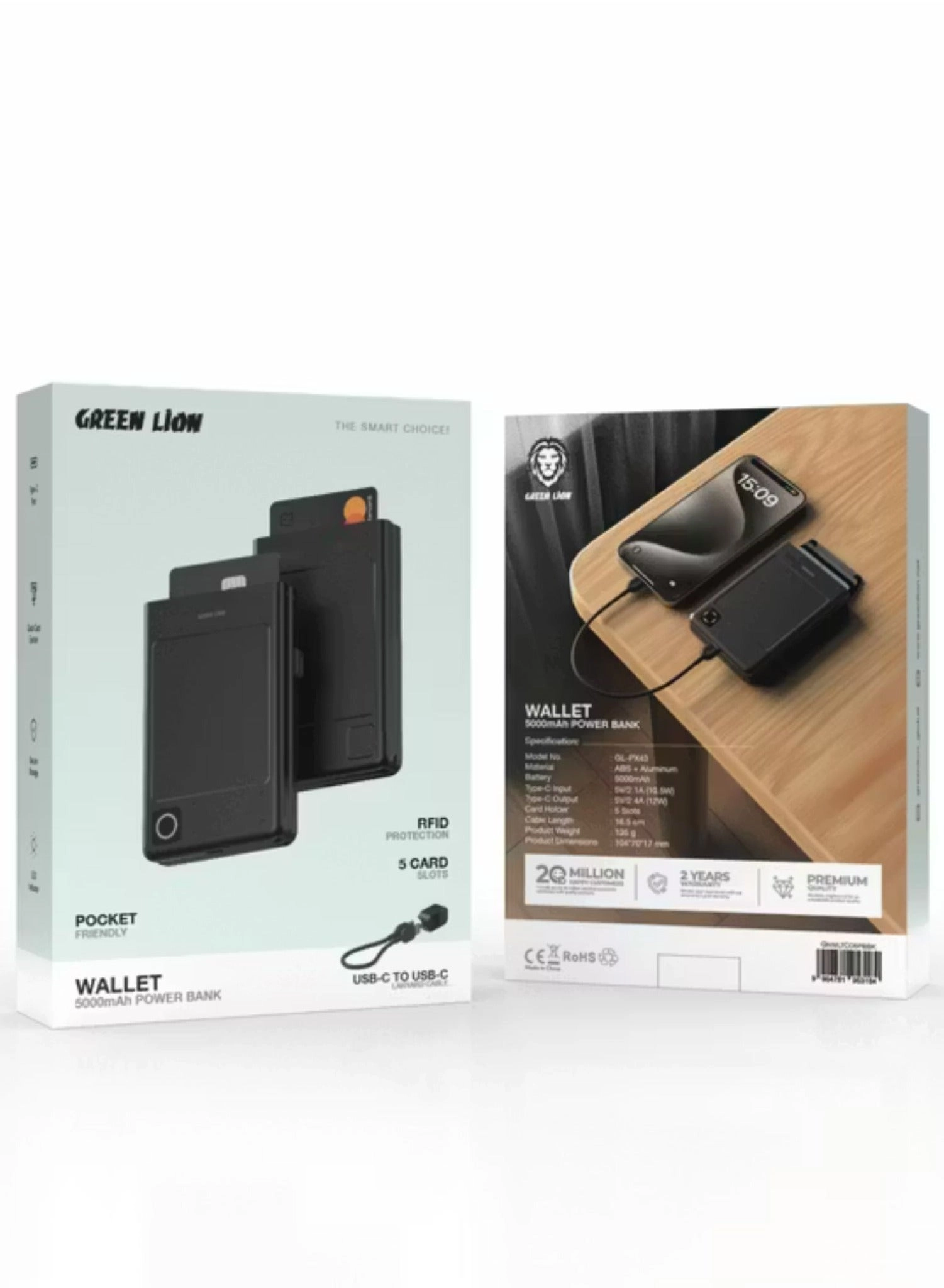 GNWLTCD5PBBK - 5000mAh 12W