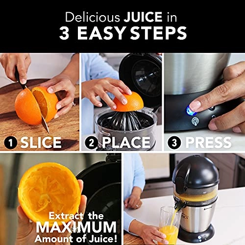 Hands Free Electric Citrus Juicer - 50 watts 12 Fluid Ounces