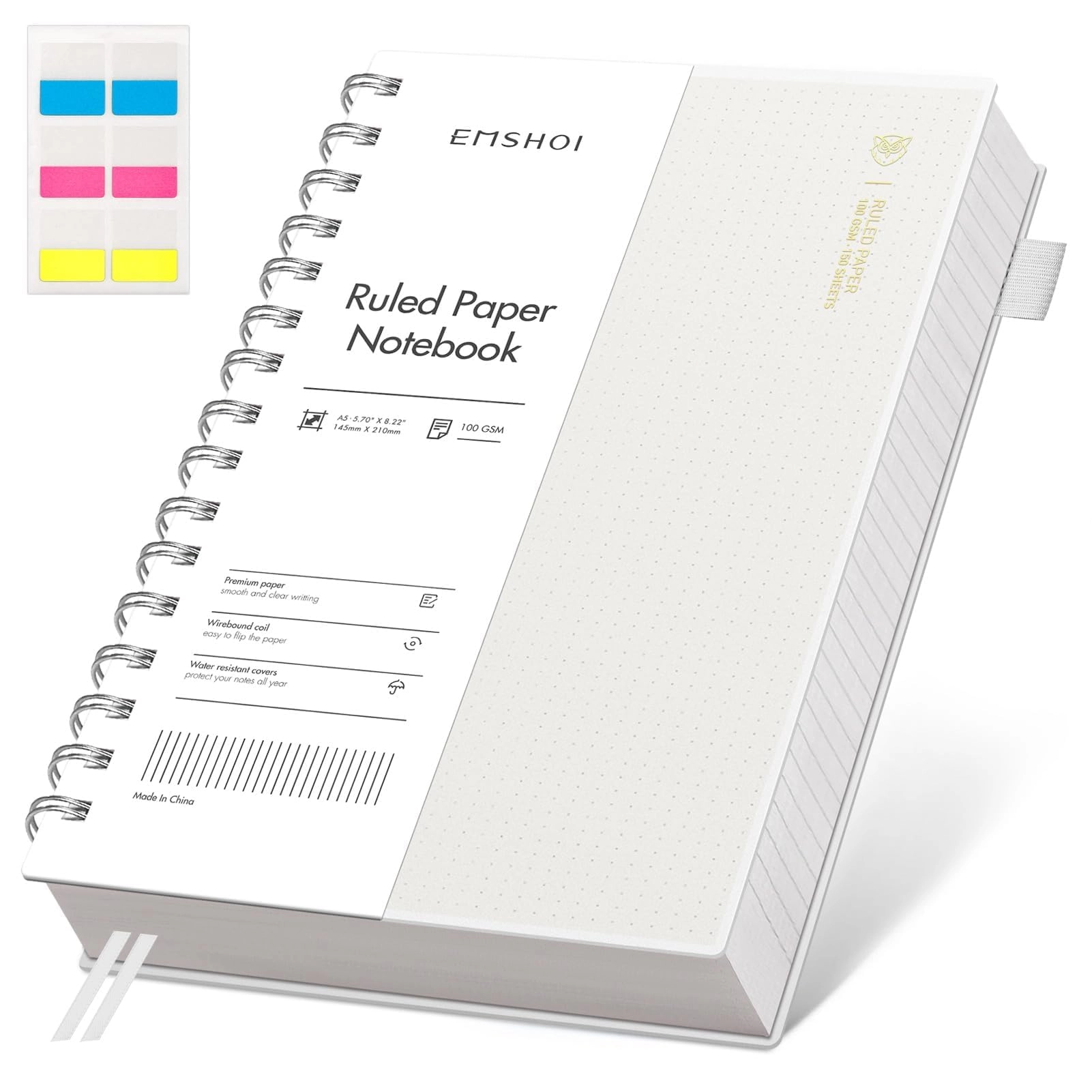 Notebook A5 Spiral - Lined 150 Sheets