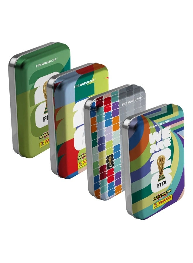FIFA World Cup 2026 Mini Tin - 5x5cm Pocket-Sized Metal Tin