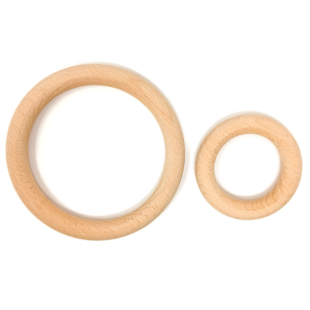 Wooden Big Hoops - Suitable for 6 months and above